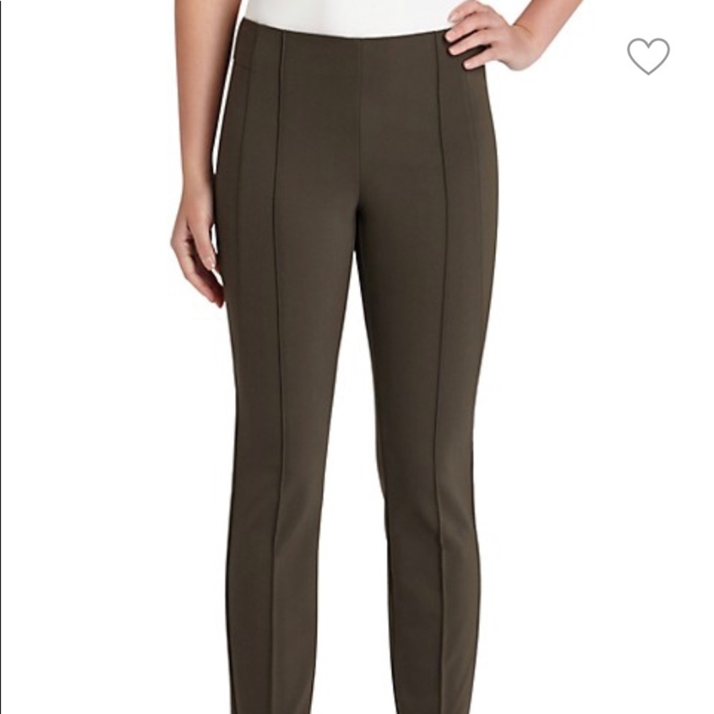 Lafayette 148 New York sz 16 olive Gramercy pant.